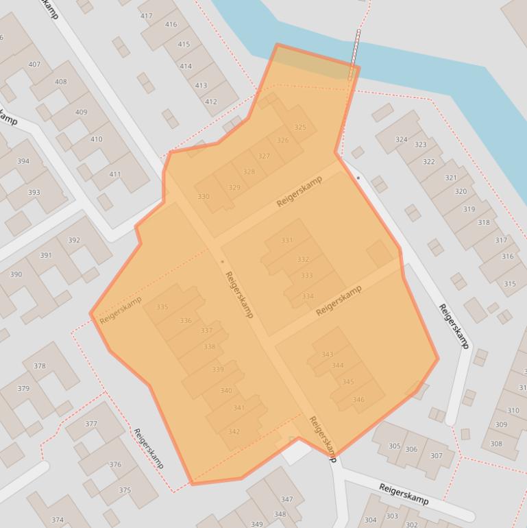 Kaart van postcodegebied 3607HT.