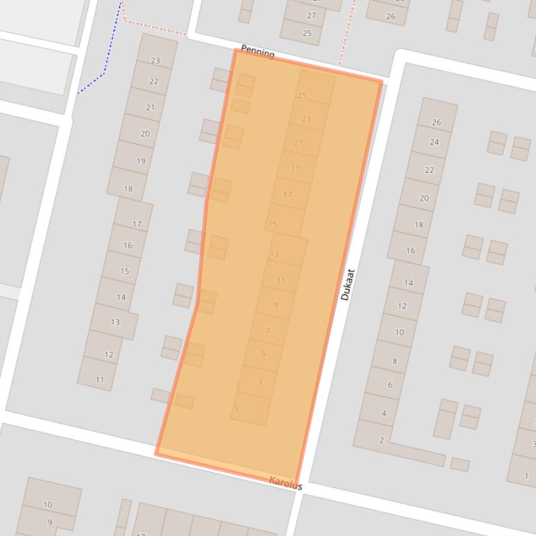 Kaart van postcodegebied 3641LM.