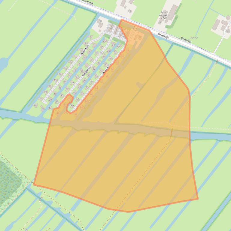 Kaart van postcodegebied 3648GD.