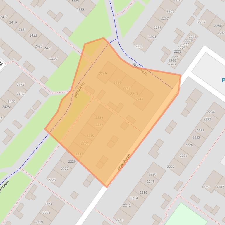 Kaart van postcodegebied 3704AM.