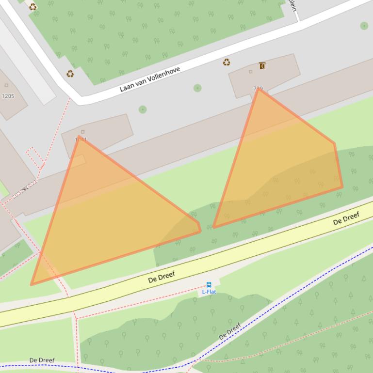 Kaart van postcodegebied 3706EE.