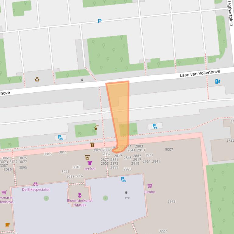 Kaart van postcodegebied 3706HS.