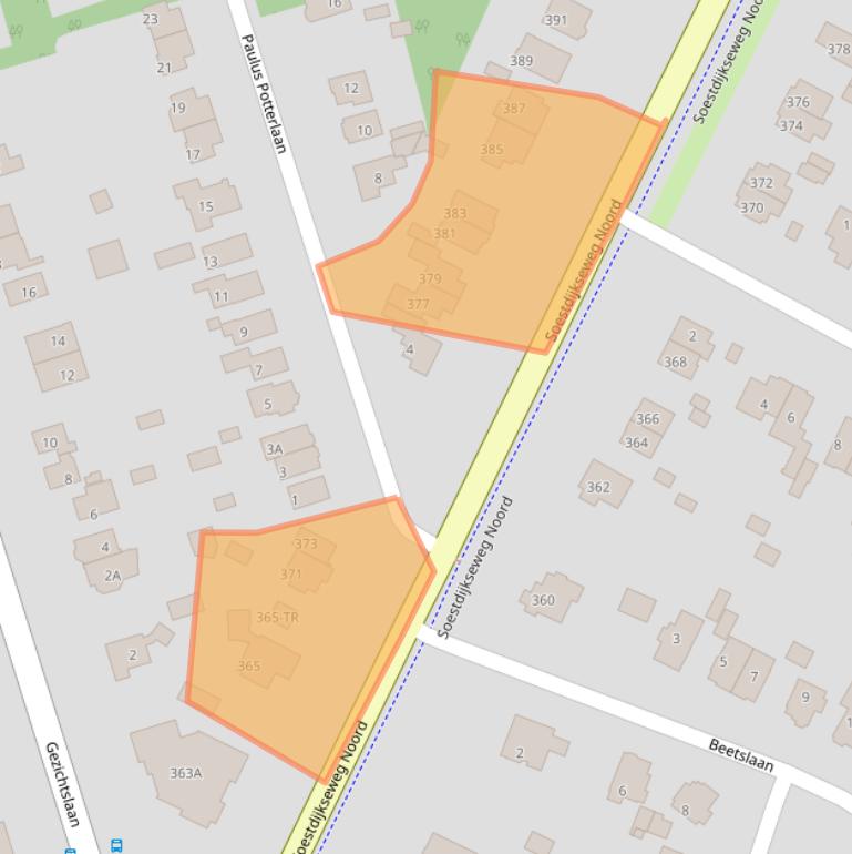 Kaart van postcodegebied 3723HC.