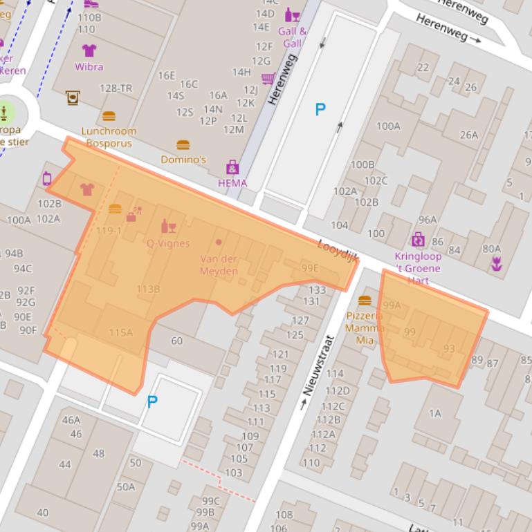 Kaart van postcodegebied 3732VD.