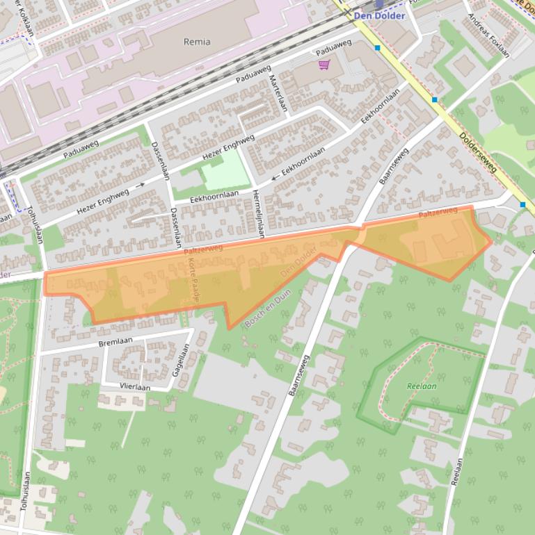 Kaart van postcodegebied 3734CN.