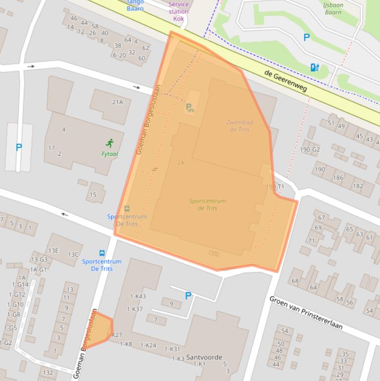 Kaart van postcodegebied 3741CR.