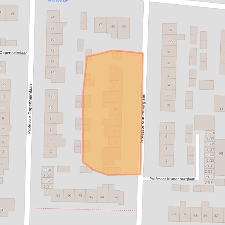 Kaart van postcodegebied 3741EP.