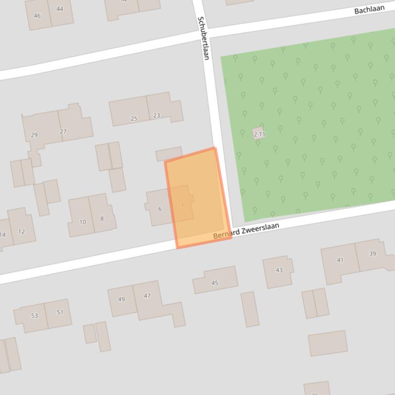 Kaart van postcodegebied 3741HB.