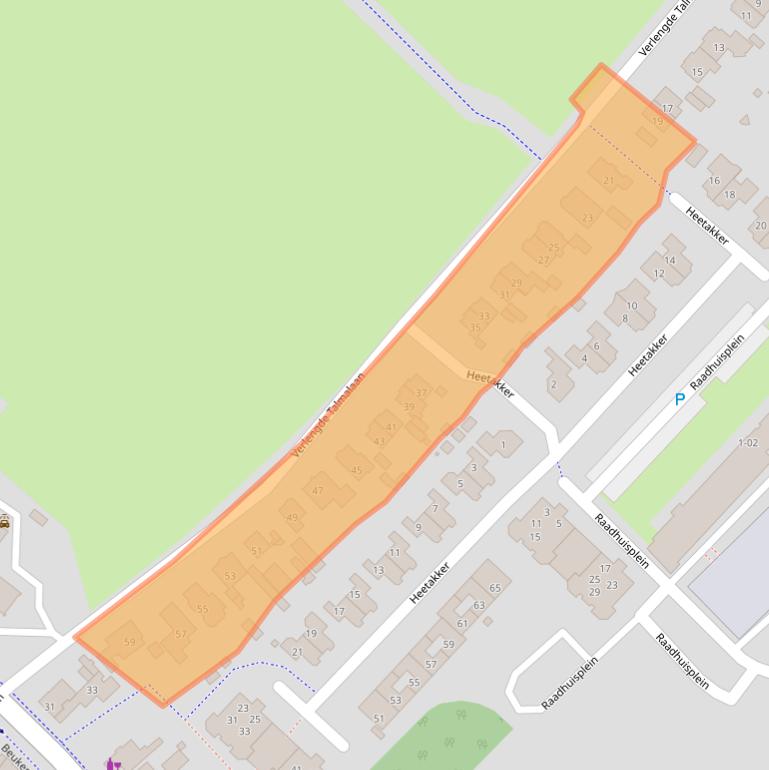 Kaart van postcodegebied 3762AB.