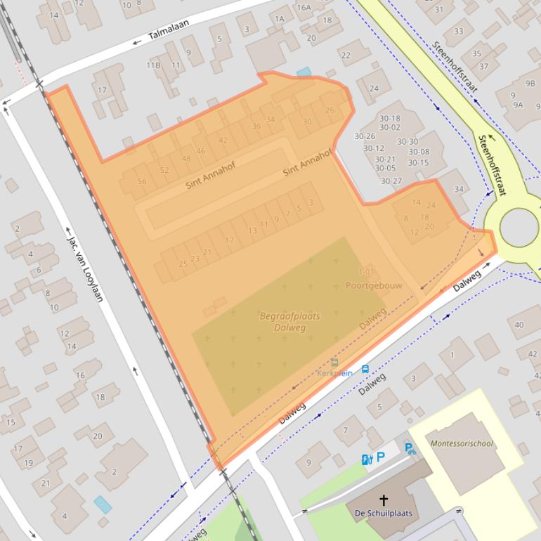 Kaart van postcodegebied 3764BA.