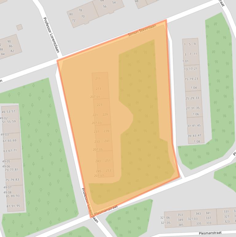 Kaart van postcodegebied 3769GE.