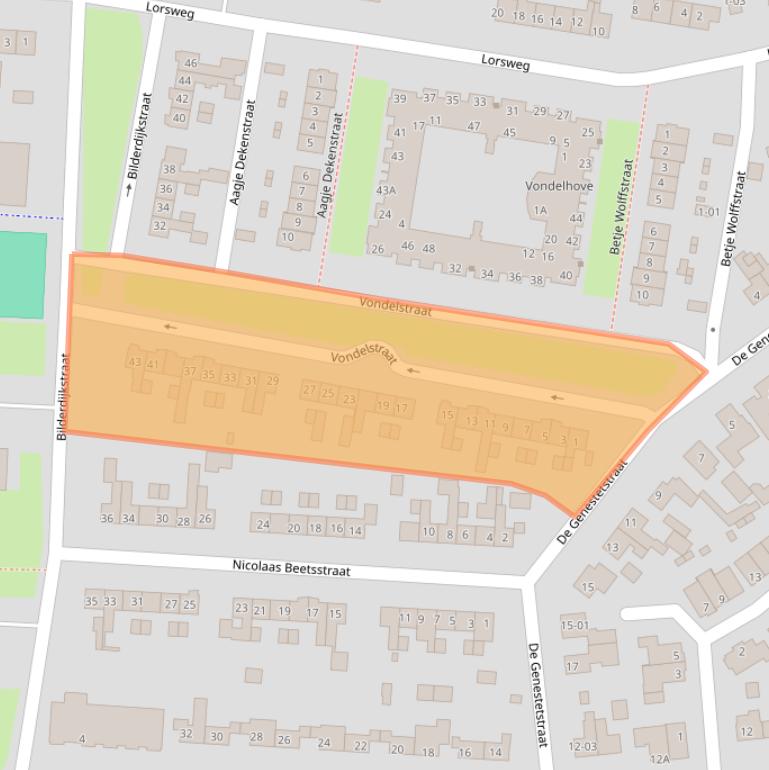 Kaart van postcodegebied 3771GD.