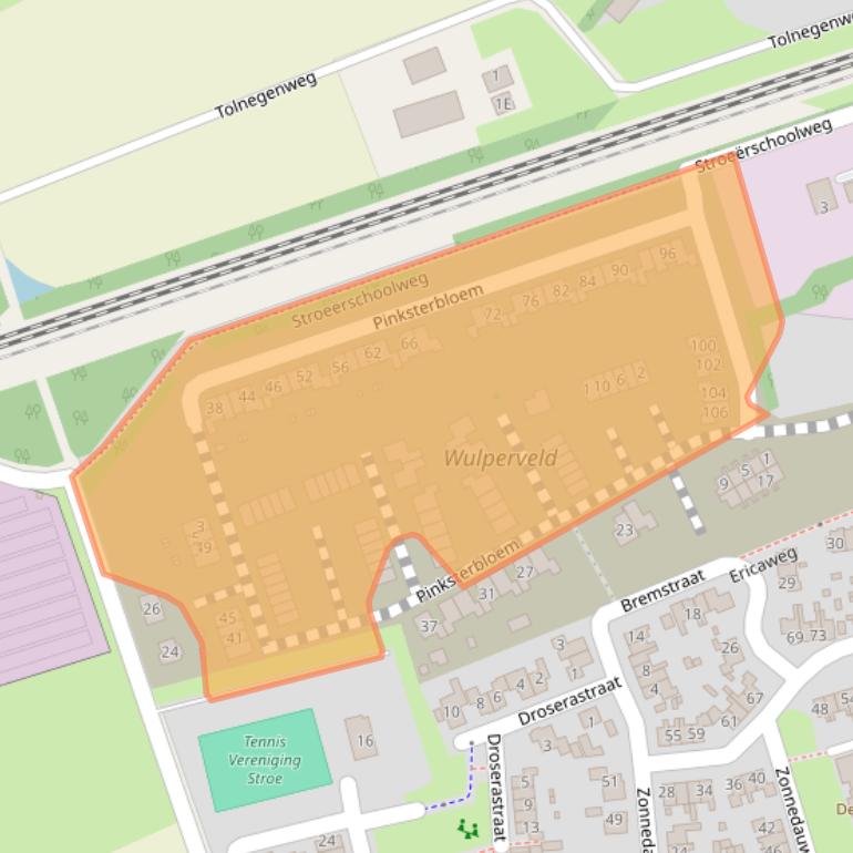 Kaart van postcodegebied 3776NJ.