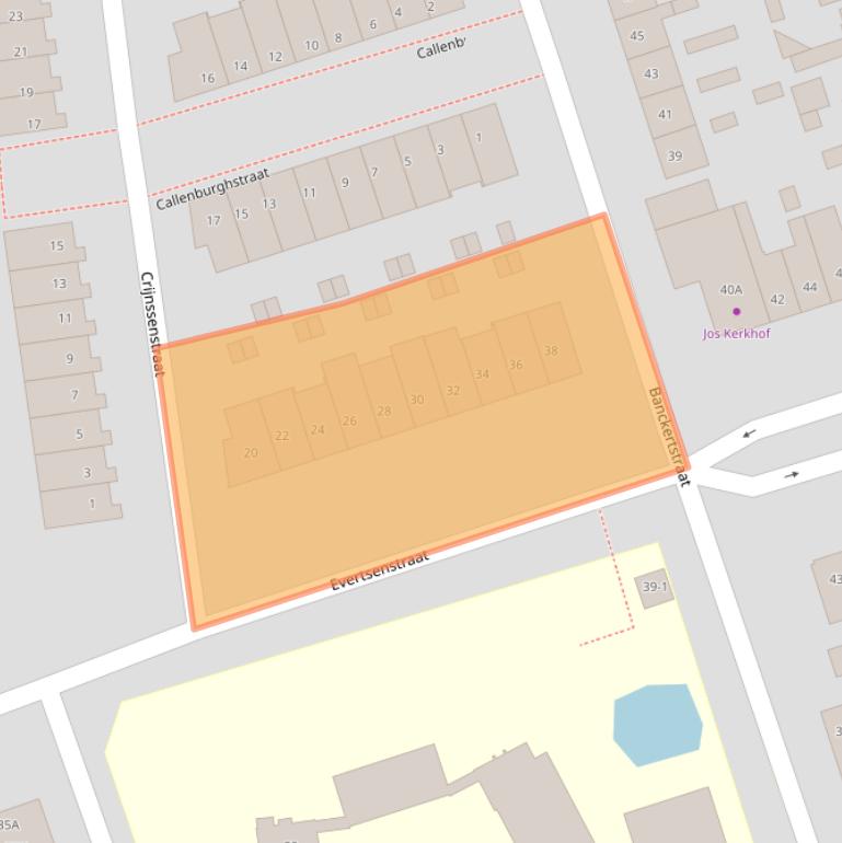 Kaart van postcodegebied 3814SH.