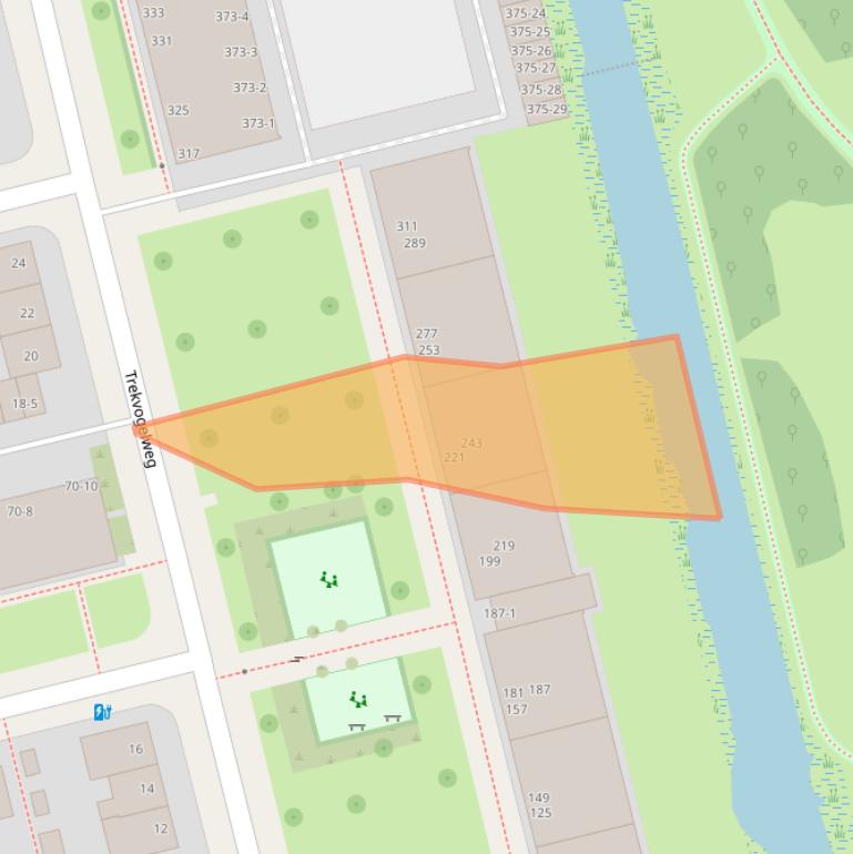 Kaart van postcodegebied 3815LH.