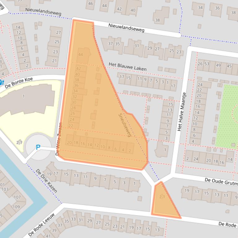 Kaart van postcodegebied 3824XL.