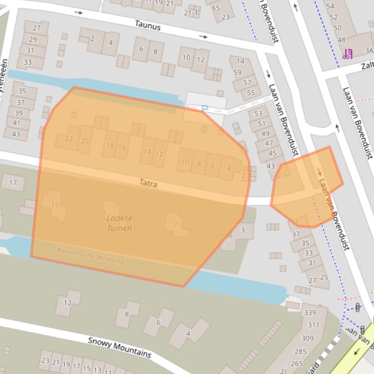 Kaart van postcodegebied 3826JD.