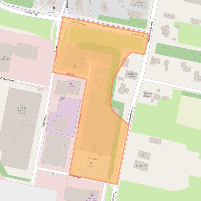 Kaart van postcodegebied 3833GX.