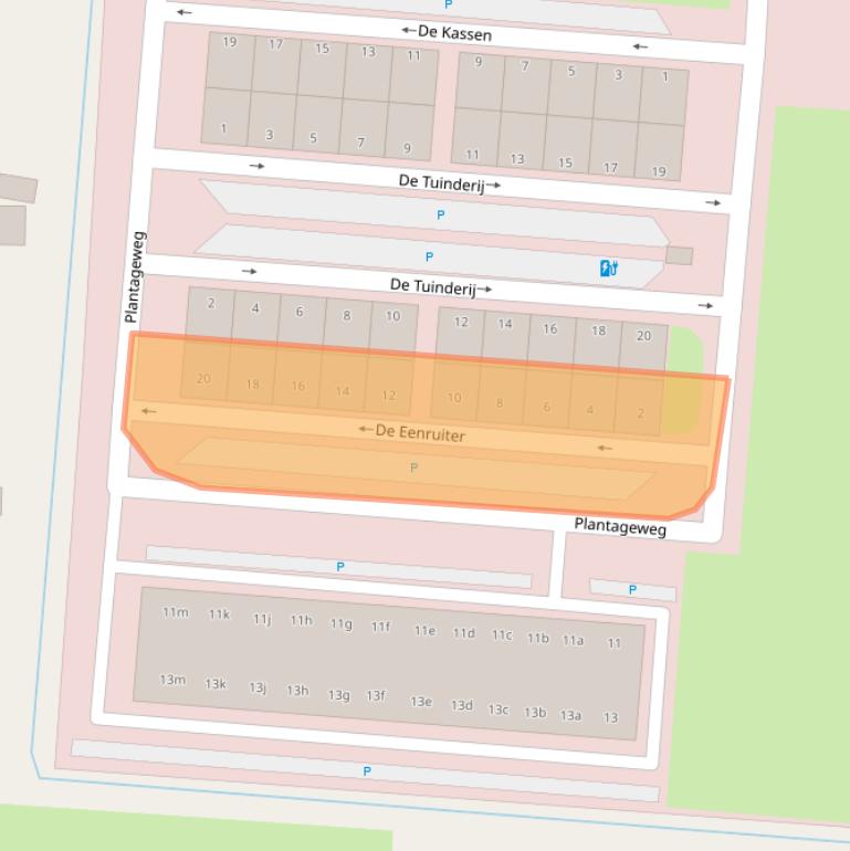 Kaart van postcodegebied 3833SB.