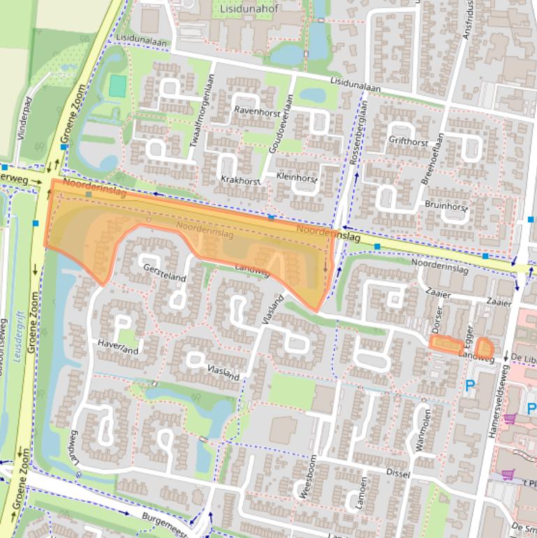 Kaart van postcodegebied 3833VK.