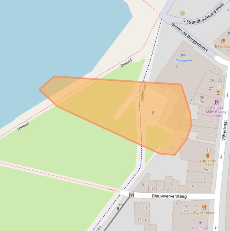 Kaart van postcodegebied 3841MA.