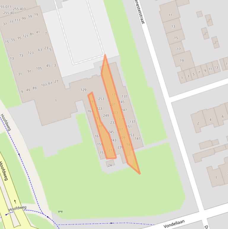 Kaart van postcodegebied 3842XJ.