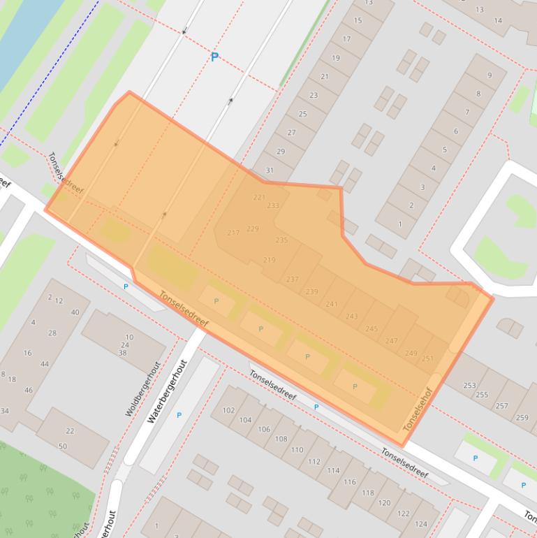 Kaart van postcodegebied 3845DR.