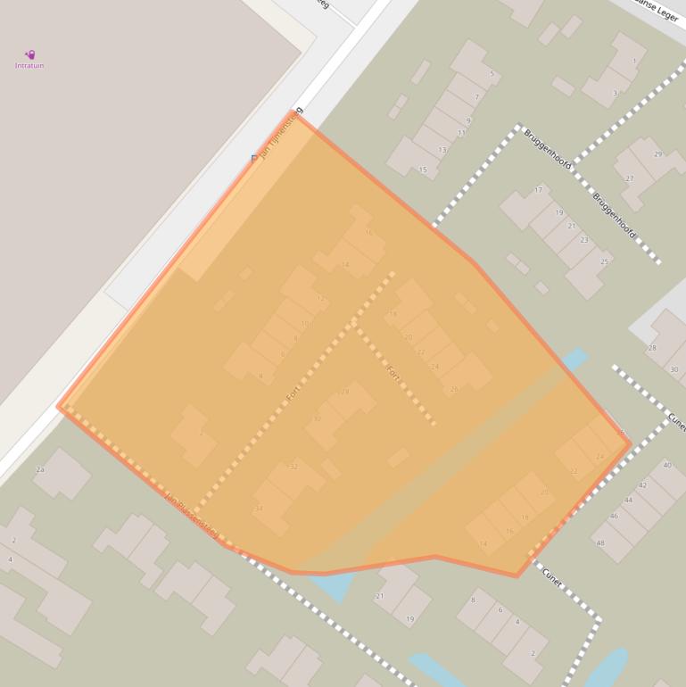 Kaart van postcodegebied 3862BG.