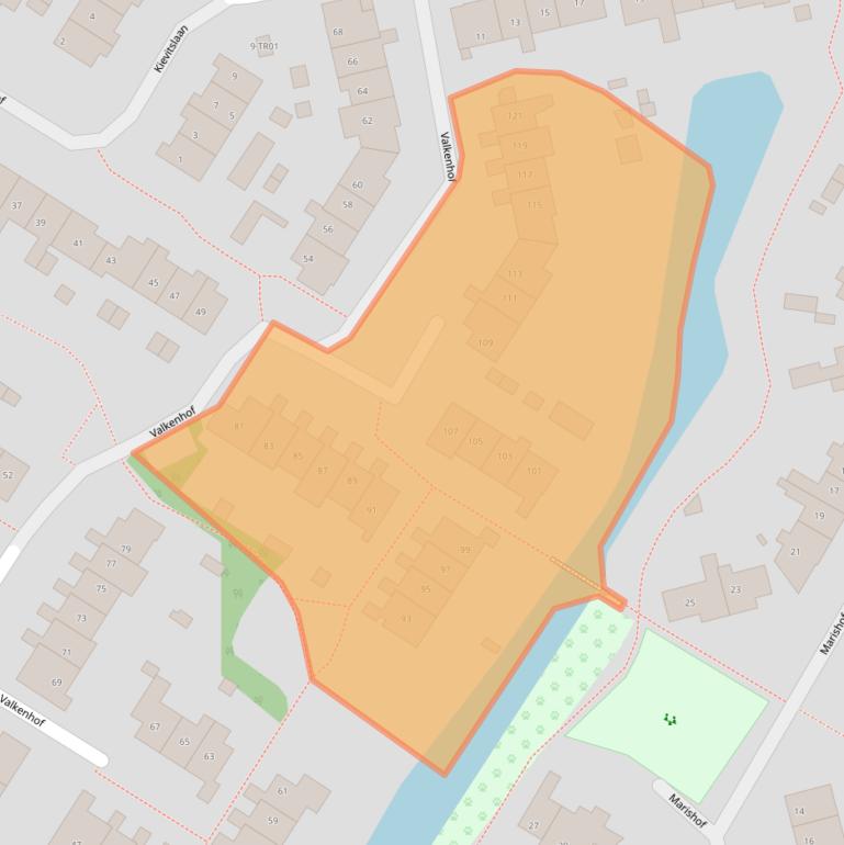 Kaart van postcodegebied 3862LM.