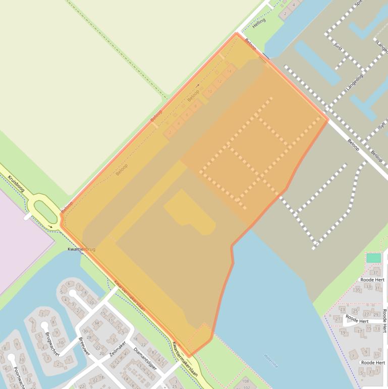 Kaart van postcodegebied 3894LB.