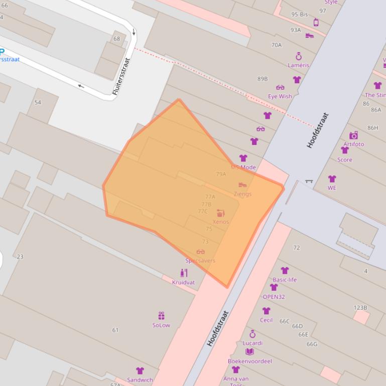 Kaart van postcodegebied 3901AG.