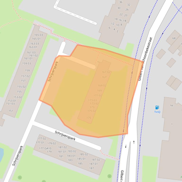 Kaart van postcodegebied 3901PK.