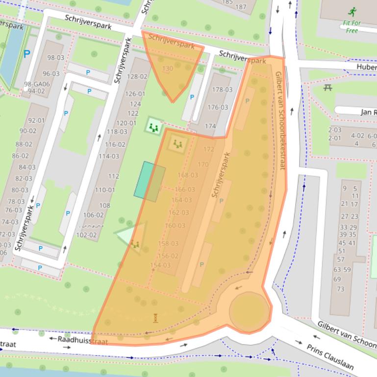 Kaart van postcodegebied 3901PV.