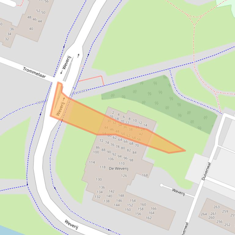 Kaart van postcodegebied 3901WC.