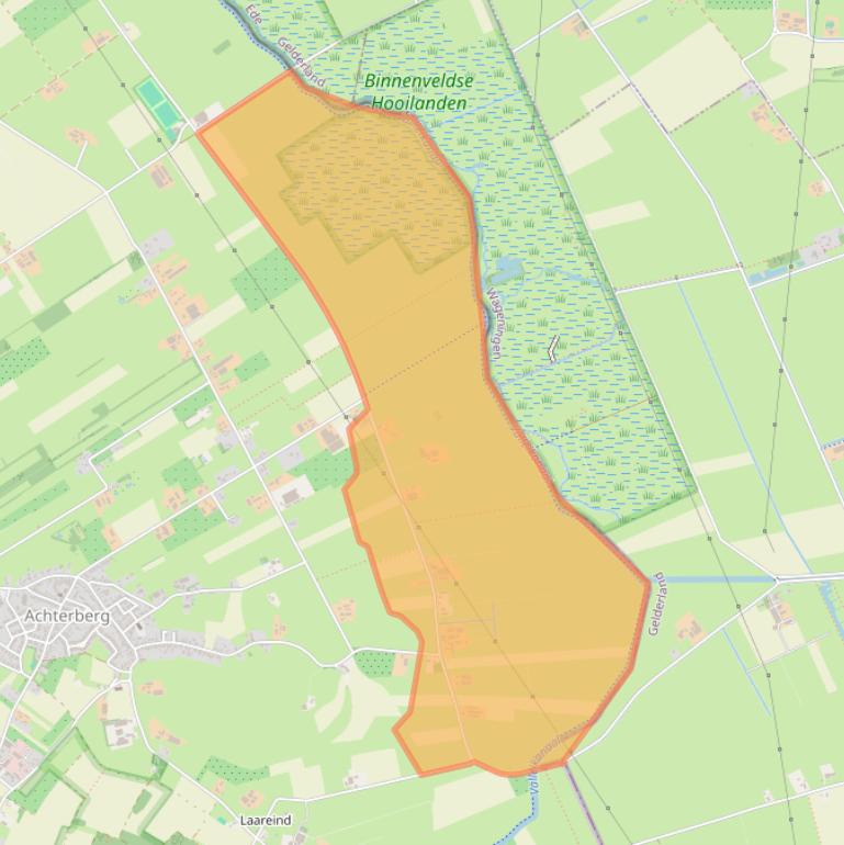 Kaart van postcodegebied 3911VL.