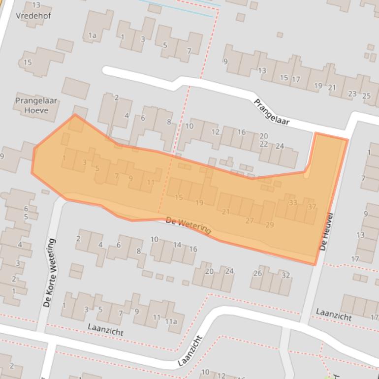 Kaart van postcodegebied 3931RE.