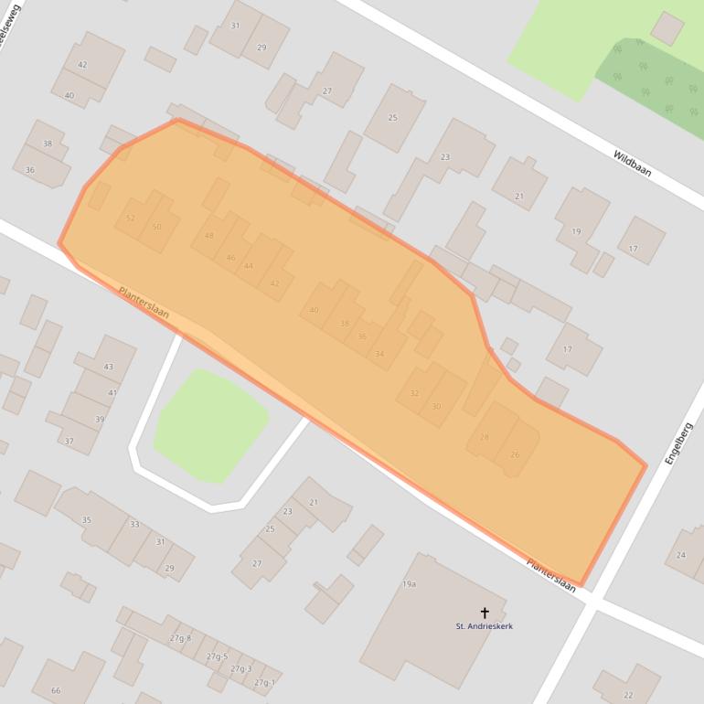 Kaart van postcodegebied 3956VX.