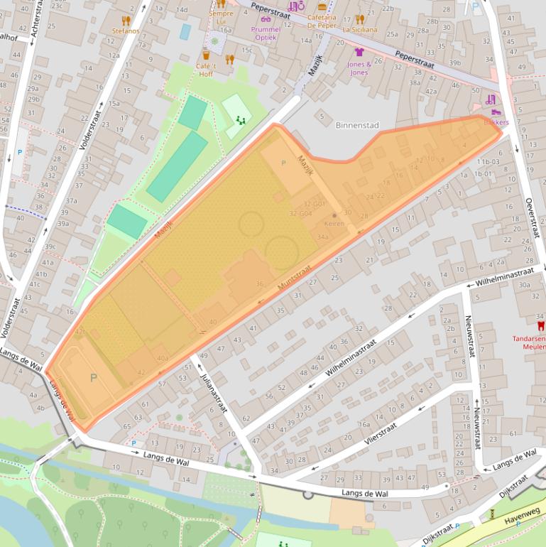 Kaart van postcodegebied 3961AL.