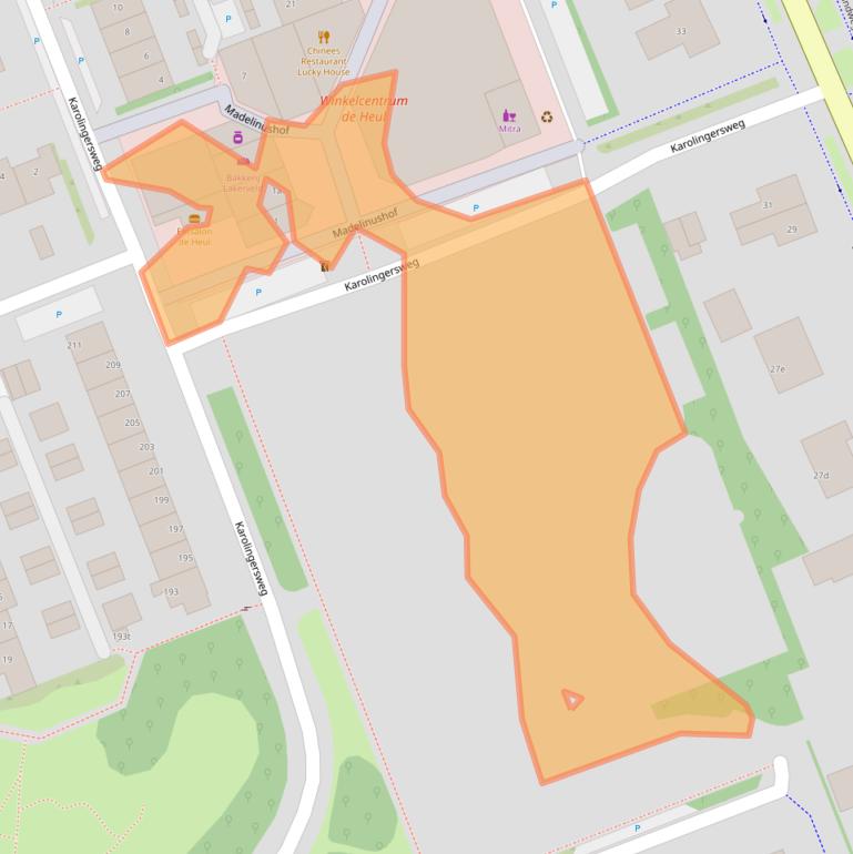 Kaart van postcodegebied 3962AX.