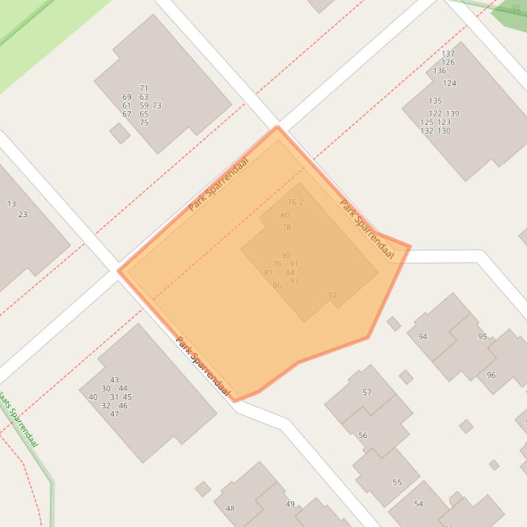 Kaart van postcodegebied 3971SP.