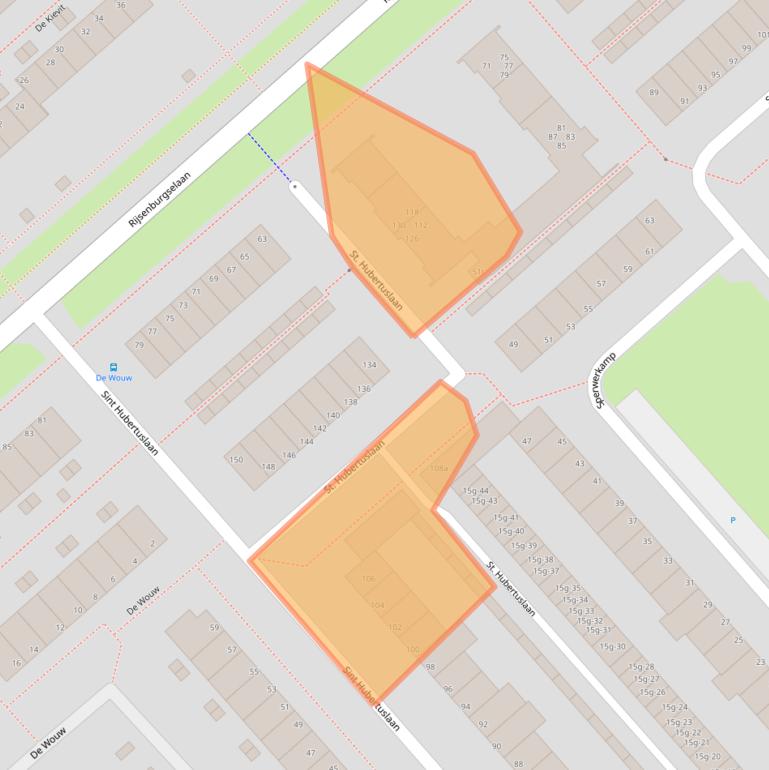 Kaart van postcodegebied 3972WP.