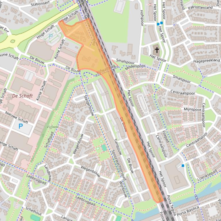 Kaart van postcodegebied 3991AW.