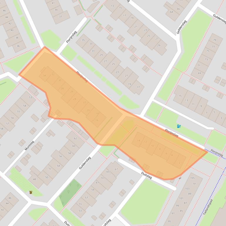 Kaart van postcodegebied 3991WL.