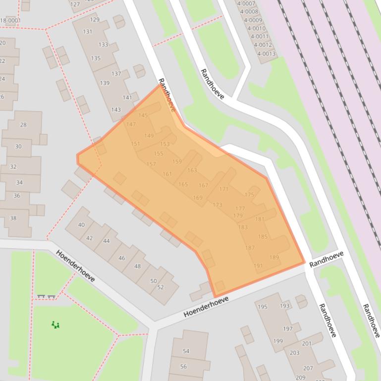 Kaart van postcodegebied 3992XE.