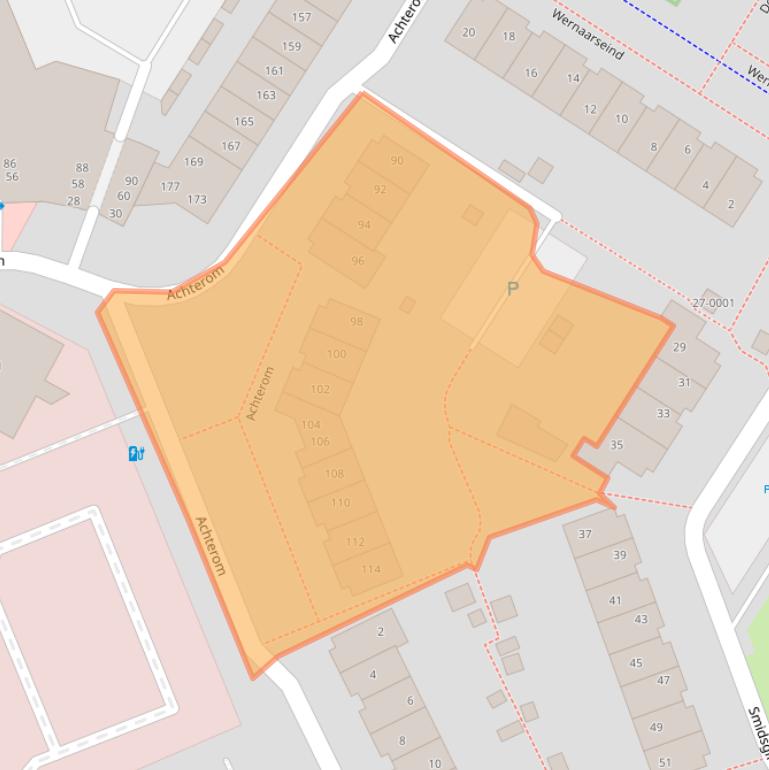 Kaart van postcodegebied 3995EH.