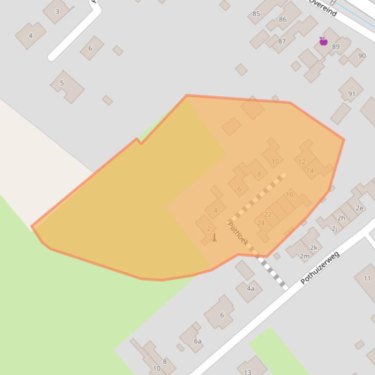 Kaart van postcodegebied 3998NP.