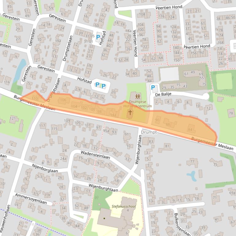 Kaart van postcodegebied 4003CD.