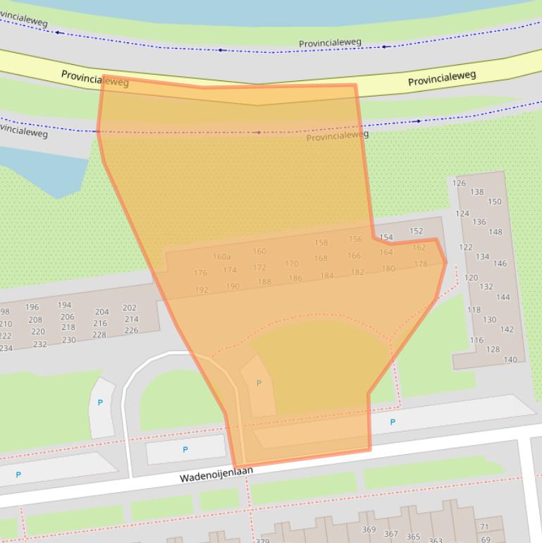Kaart van postcodegebied 4006AT.