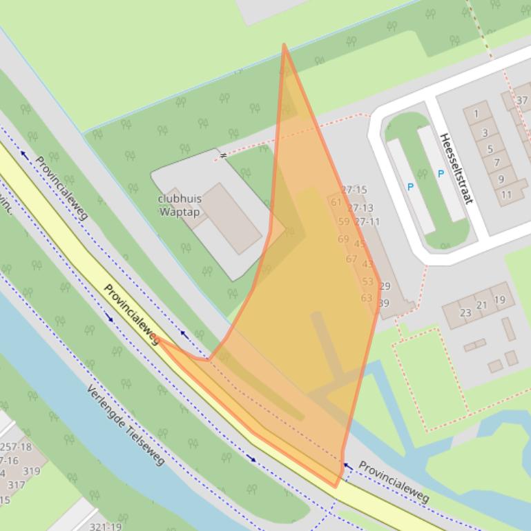 Kaart van postcodegebied 4006GB.