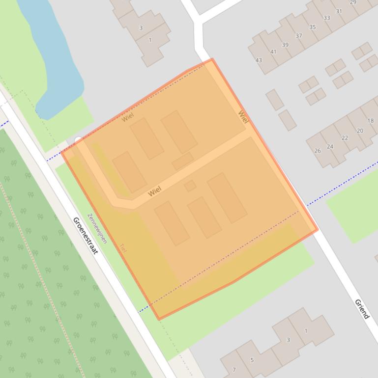 Kaart van postcodegebied 4007RK.